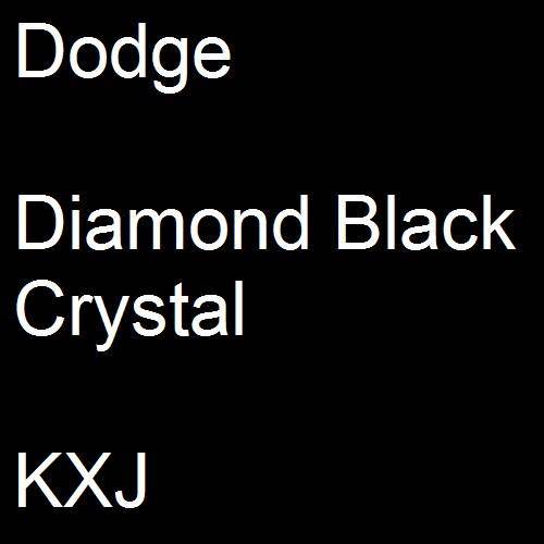 Dodge, Diamond Black Crystal, KXJ.